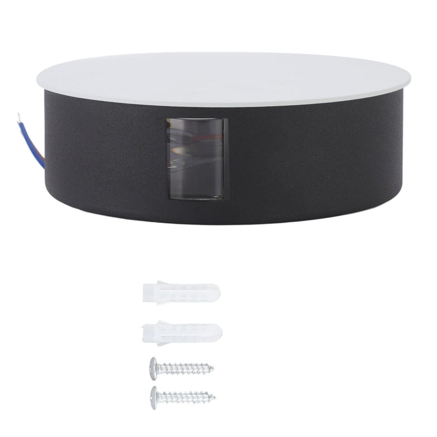Wall Light Round Shape Aluminum Alloy 3 Beams Modern Wall Sconce Lamp for Dining Room AC85‑265V 9W White