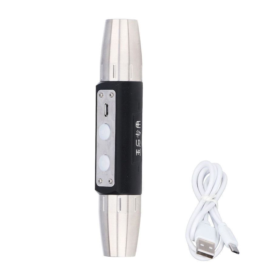 Identification Flashlight Super Bright USB Rechargeable Quad LEDs Portable Jade Jewelry Appraisal Light