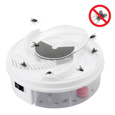 1PCS Electric Fly Trap Device with Trapping Food Electric Flycatcher Artifact
