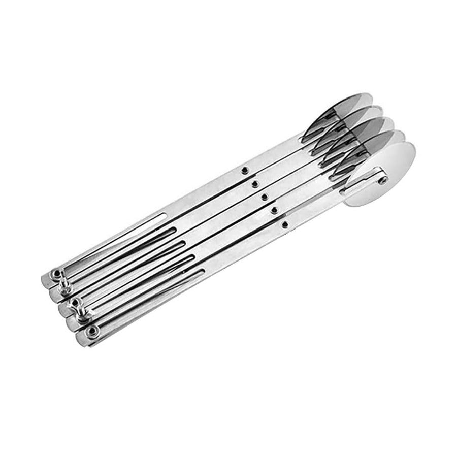 3 Wheel/5 Wheel Pastry Cutter Pizza Cutter Stainless Steel Expandable Pizza Grater Multi Round Pastry Knife Baking Cutter Roller Dough Cutter Divider
