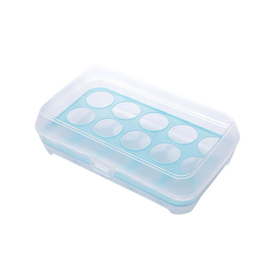 15 Grids Egg Storage Box Egg Preservation Container Portable Egg Organizer