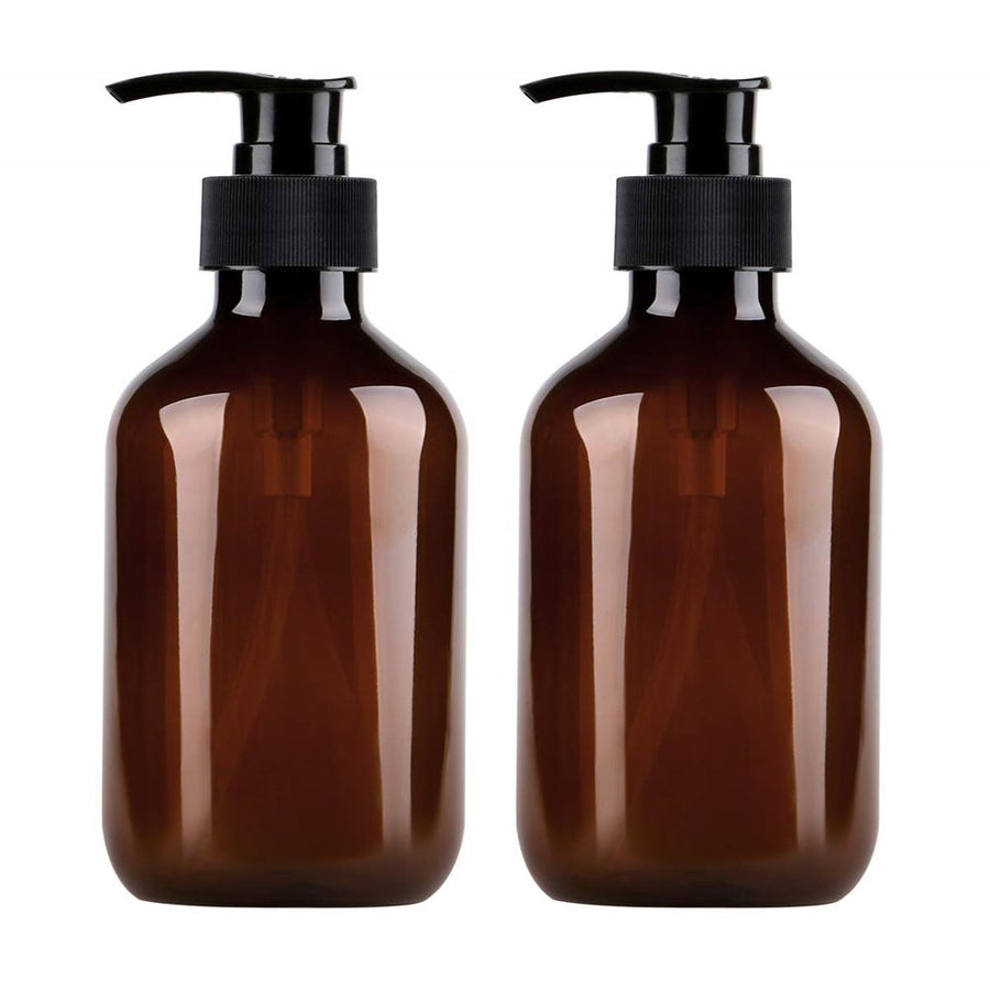 4PCS Plastic Bottles with Pump 500ml Refillable Plastic Soap Dispenser Bottle for Bathroom or Kitchen Handwash Lotions Shampoo Conditioner