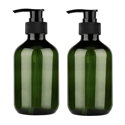 4PCS Plastic Bottles with Pump 500ml Refillable Plastic Soap Dispenser Bottle for Bathroom or Kitchen Handwash Lotions Shampoo Conditioner