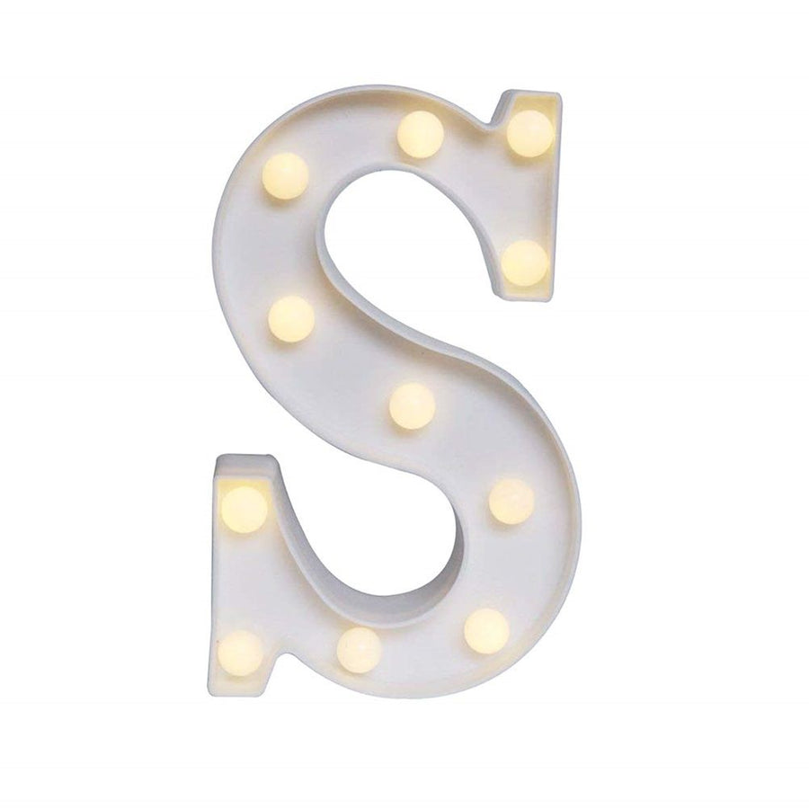 LED 26 Alphabet Letter Number Lights Ampersand Symbol Love Heart Light Up Sign Lamp For Love Wedding Home Party Holiday Bar Decoration