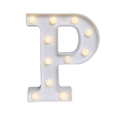 LED 26 Alphabet Letter Number Lights Ampersand Symbol Love Heart Light Up Sign Lamp For Love Wedding Home Party Holiday Bar Decoration