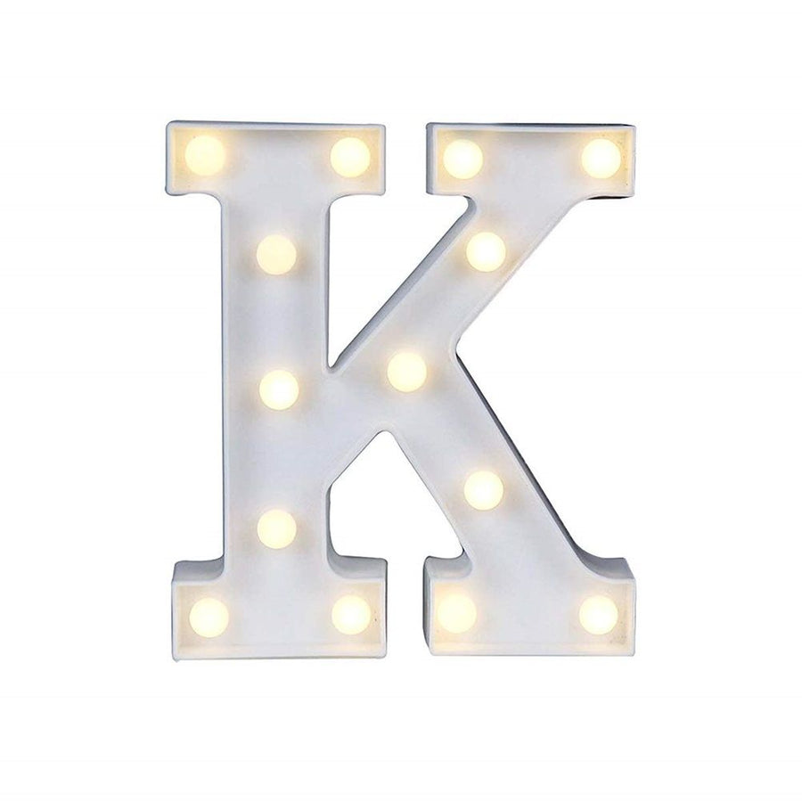 LED 26 Alphabet Letter Number Lights Ampersand Symbol Love Heart Light Up Sign Lamp For Love Wedding Home Party Holiday Bar Decoration