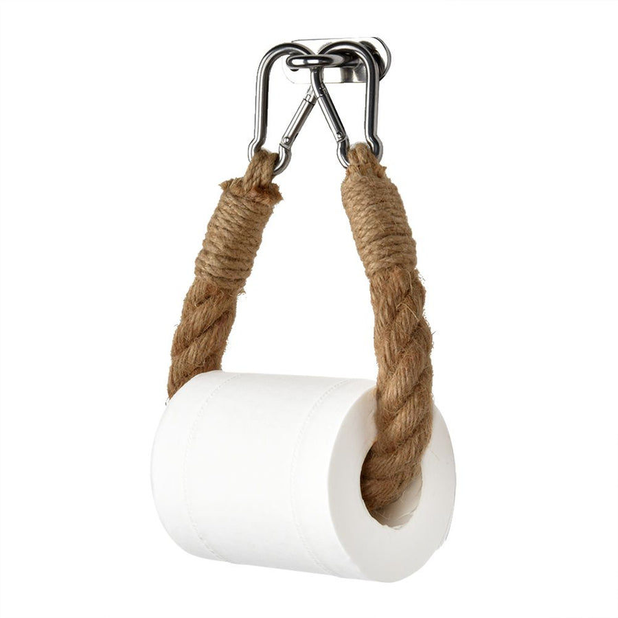 Hemp Rope Toilet Paper Holder Rope Wall Holder for Toilet Paper Towel Holder Bathroom Accessory
