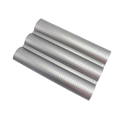 Non Stick Perforated French Bread Pan Bakeware Toast Cooking Bake Mold Home Bread Baking Mold