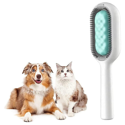 Pet Brush Grooming Comb Soft Bristles Pet Grooming Brush for Massage and Removal of Loose Hair Tangled Hair