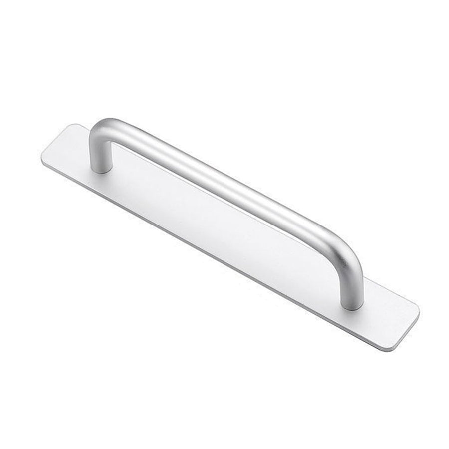 Self Stick Cabinet Drawer Handles Pulls Aluminum Alloy Drawer Push Pull Handles Punch Free Adhesive Handle for Kitchen Cabinet Drawer Window Sliding Closet