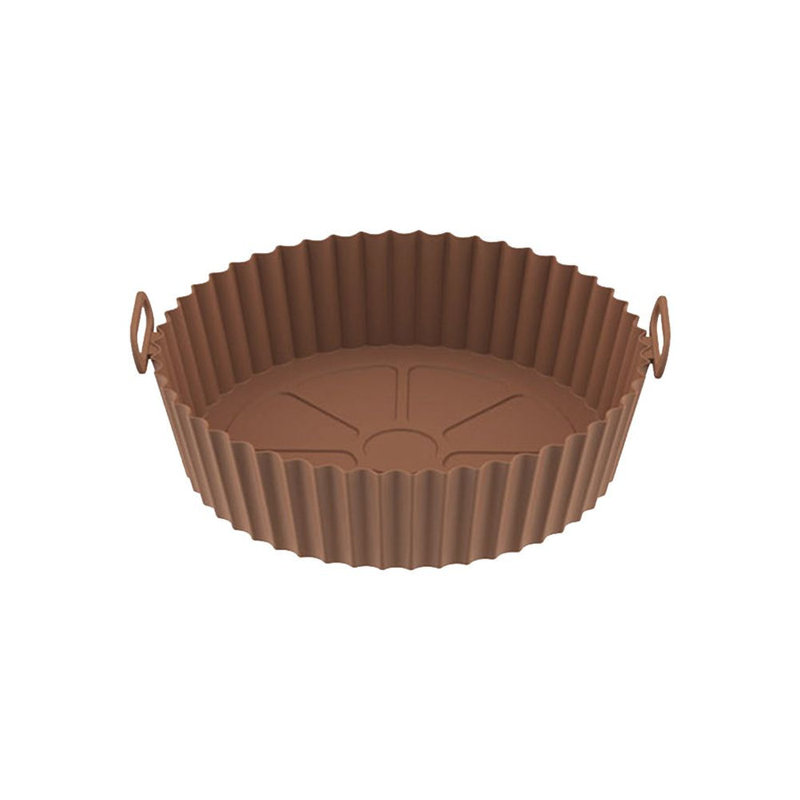 Air Fryer Silicone Pots Reusable Silicone Air Fryer Liner Basket High Temperature Resistance Food Grade Silicone Liner