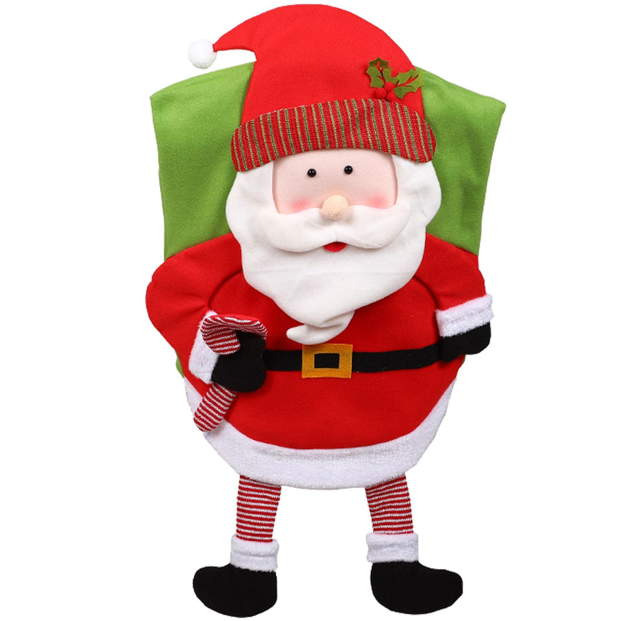 Christmas Decoration Chair Festival Cover Chair Cover Ornament Dinner Decor