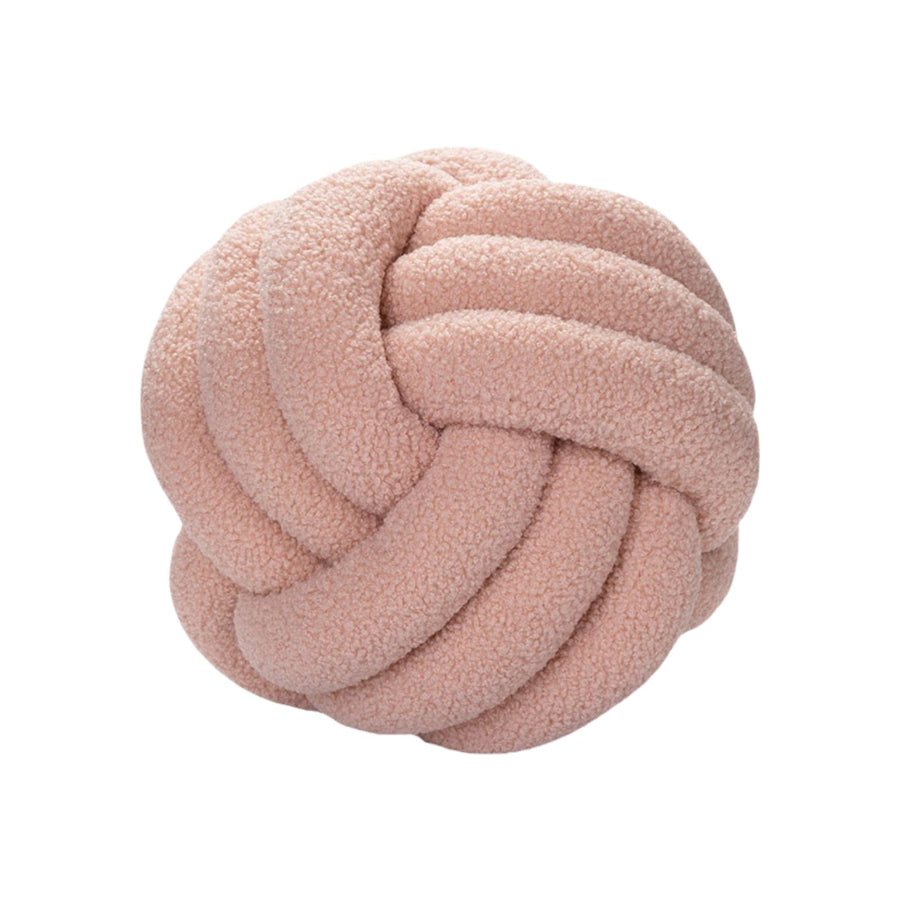 Knot Pillow Exquisite Soft Warm Beautiful Knotted Plush Pillow for Home Car Office Decoration