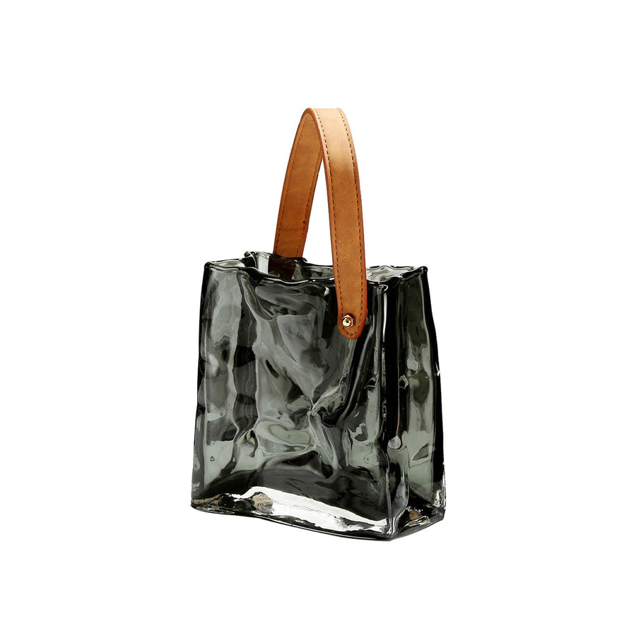 Handbag Vase Original Color Glass Vase Fish Tank Glass Vase Handmade Vase