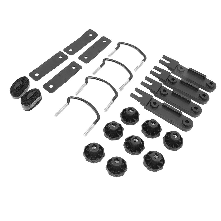 Universal Roof Mounting Fitting Kit U Screws Locknut Rubber Gasket Small Light Roof Luggage Accessories for Most Models