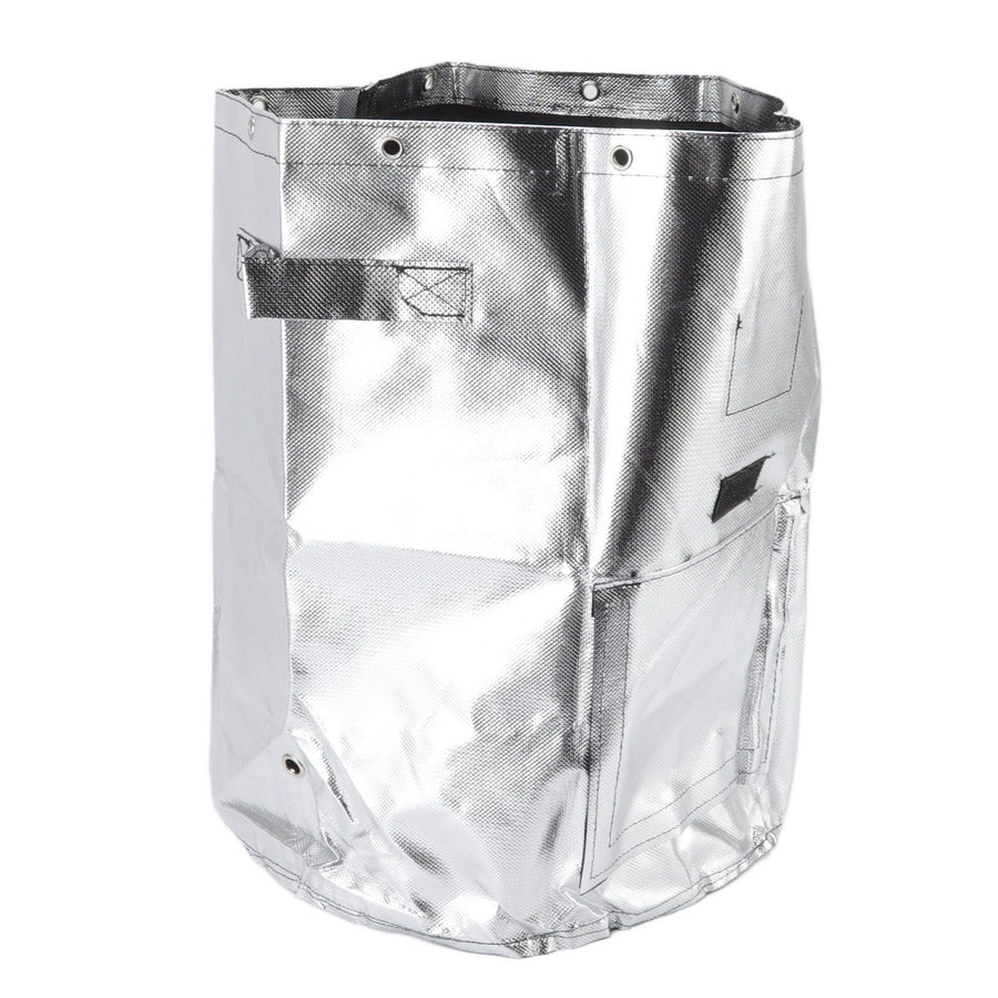 Silver Potato Grow Bag Waterproof Openable Planting Bucket for Plant Vegetable Flower M 26 Liters 7 Gallons