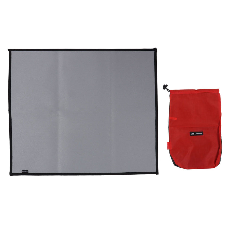 Outdoor Camping Fireproof Cloth Cookout BBQ Insulation Pad Flame Retardant High Temperature Resistant Blanket L