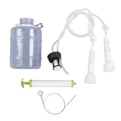 Manual Milking Machine 3000ml Effort Saving Operation Strong Durable PEC Portable Milking Kit for Home Milking Manual 3L for Cow