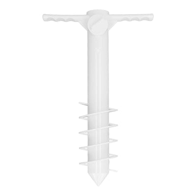 Beach Umbrella Sand Anchor Multifunction Safe Umbrella Holder Stand with 5 Spiral Screw for Beach Lawn Water Park