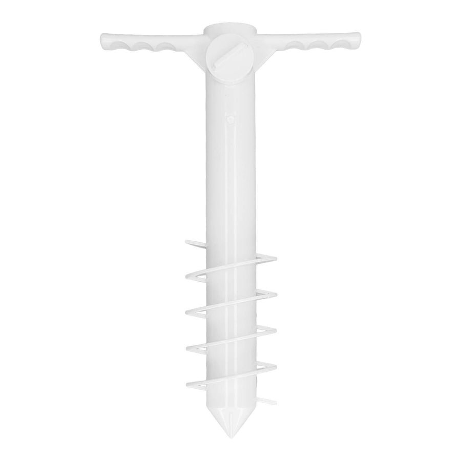 Beach Umbrella Sand Anchor Multifunction Safe Umbrella Holder Stand with 5 Spiral Screw for Beach Lawn Water Park