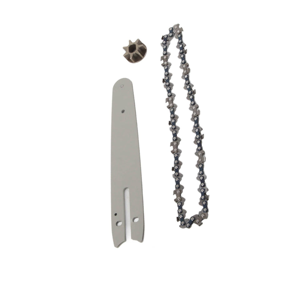 Chainsaw Chain Set Steel Sprocket 186mm Guide Plate 230mm Chain 6in Saw Replacement Accessories for Mini Electric Chainsaw