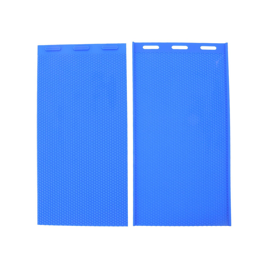 2Pcs Silicone Beeswax Sheet DIY Mold Soft Press Sheet Mould Tools Beeswax Embosser Machine for Beekeeping