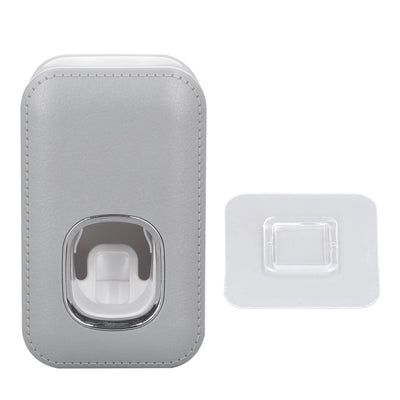 Toothpaste Dispenser Full Automatic Wall Mounted Hands Free Easy Operation Toothpaste Squeezer for Bathroom Hotel Gray