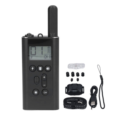 Dog Training Collar IP67 Waterproof 800 Meter Wireless Remote Control LED Locator Dog USB Charging Remote Bark Collar