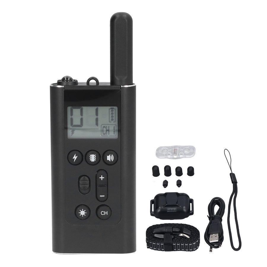 Dog Training Collar IP67 Waterproof 800 Meter Wireless Remote Control LED Locator Dog USB Charging Remote Bark Collar