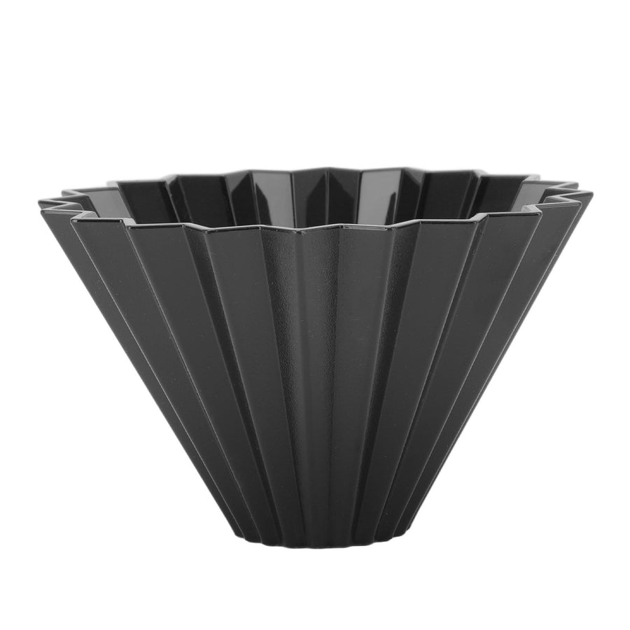 Coffee Filter Cup Resin Conical Reusable Hand Brewed Coffee Dripper Strainer for Kitchen Black