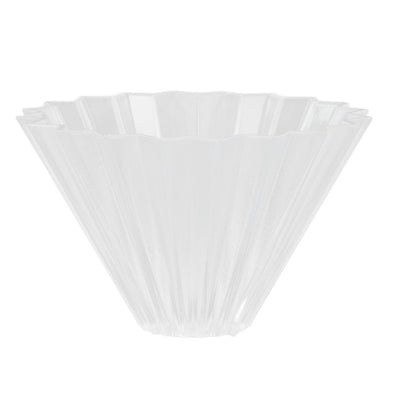 Coffee Filter Cup Resin Conical Reusable Hand Brewed Coffee Dripper Strainer for Kitchen Transparent Color
