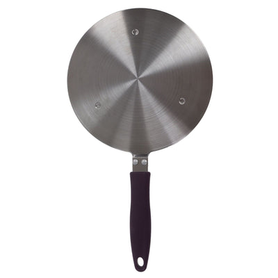 Induction Adapter Plate Stainless Steel Heat Diffuser with Purple Handle Kitchen Accessories for Iron Pot Ceramic Pot 21.5cm/8.46in