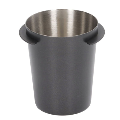 58mm Coffee Dosing Cup Universal Stainless Steel Coffee Machine Handle Dosing Cup Coffee Powder Feeder Black