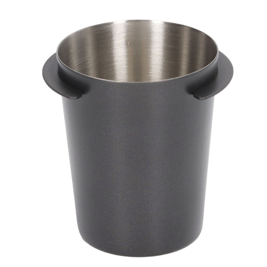 58mm Coffee Dosing Cup Universal Stainless Steel Coffee Machine Handle Dosing Cup Coffee Powder Feeder Black