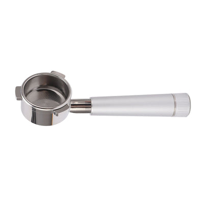 Coffee Portafilter Stainless Steel Bottomless 54mm 3 Ears Coffee Machine Accessories for Breville 8 Series Silver