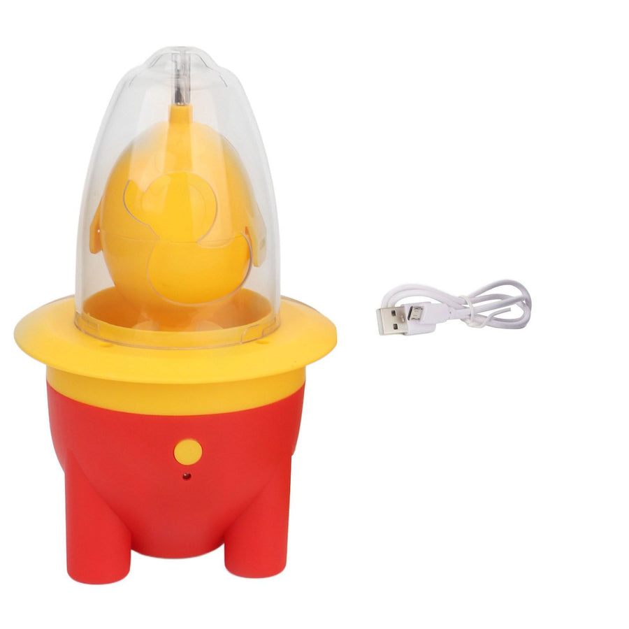Egg Scrambler Shaker Lovely Electric Mini Portable USB Charging Golden Egg Maker for Kitchen Red