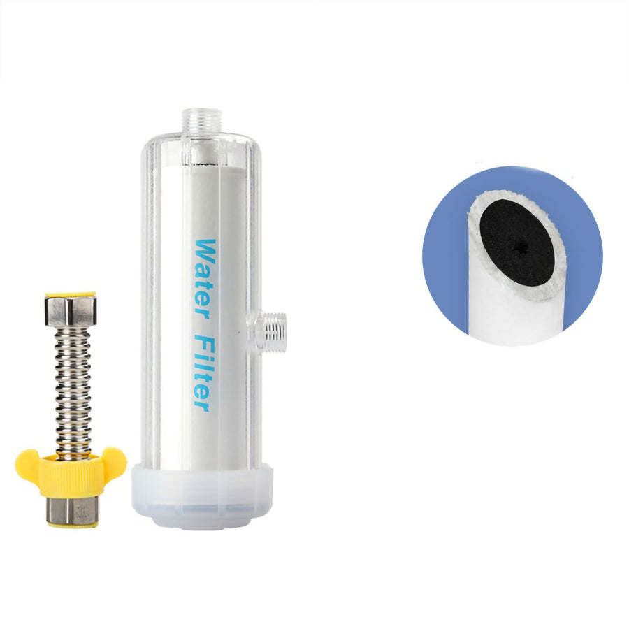 Shower Water Filter Efficient Activated Carbon Healthy Skin Care Shower Water Filter for Bathing Bath Filter (Cotton Carbon Composite Filter)