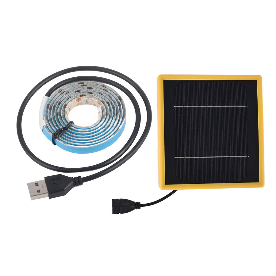 Solar Plant Grow Light Strip Solar Power Full Spectrum 5W LED High Luminous Flux Solar LED Grow Light Strips for Plant 1 Meter / 1.1yd