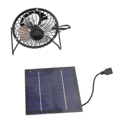 Photovoltaic Solar Panel Set Ventilation System Mini Portable USB Cooling Fan 5v 2.5w