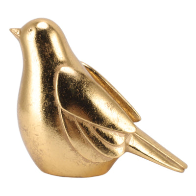 Gold Bird Statues Home Decorative Resin Bird Statue Modern Style Ornaments for Living Room Bedroom Office Desktop Type A