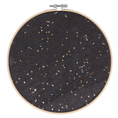 Brooch Display Black Bamboo Faux Leather 22cm Diameter Space Saving Decorative Practical Jewelry Storage Display