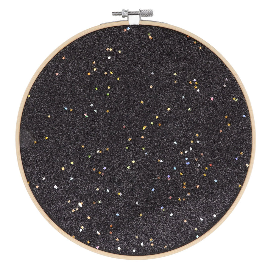 Brooch Display Black Bamboo Faux Leather 22cm Diameter Space Saving Decorative Practical Jewelry Storage Display