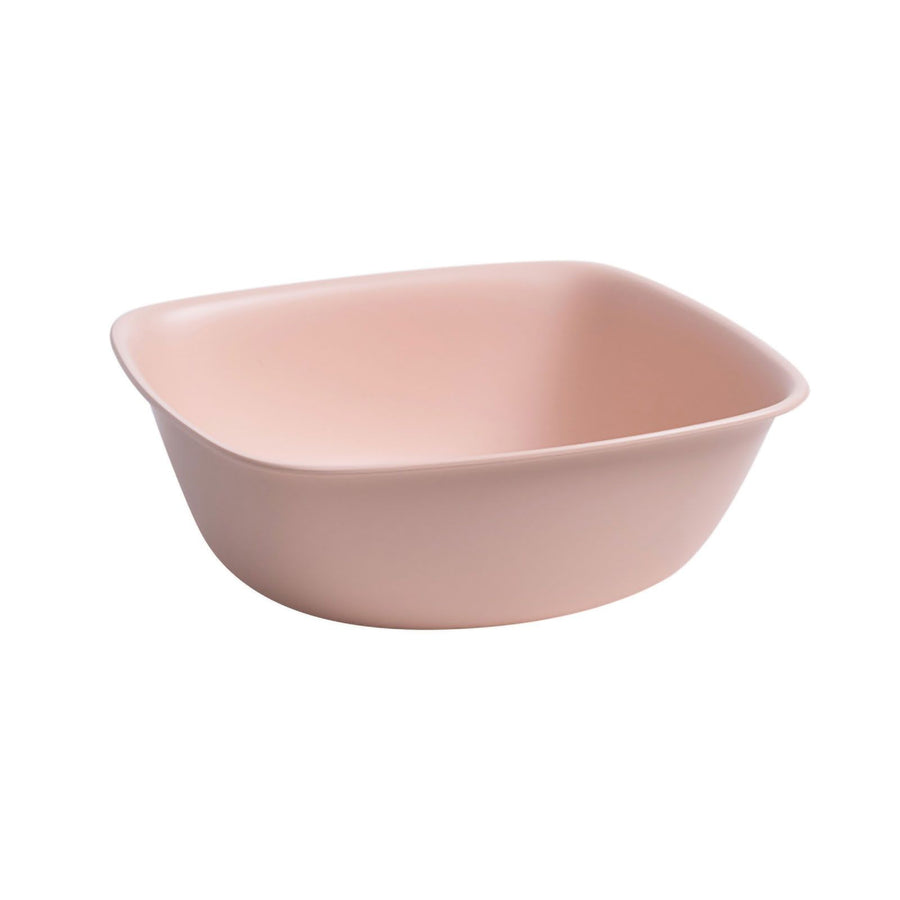 Household Plastic Wash Basin Dormitory Cute Square Laundry Basin Washbasin for Dishing Small Pink