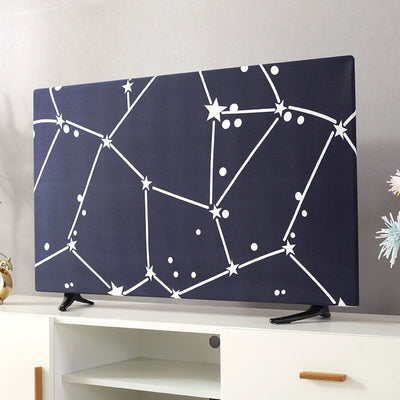 TV Cover Weatherproof Dustproof Universal Elastic Hanging Television Protector for Home Type 3 55in
