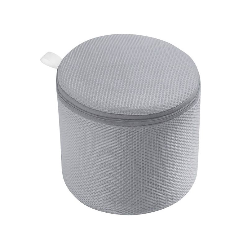 Underwear Wash Bag Bracket Mesh Zipper Underwear Bra Laundry Bag for Machine Washing Grey Fabric Grey Zipper