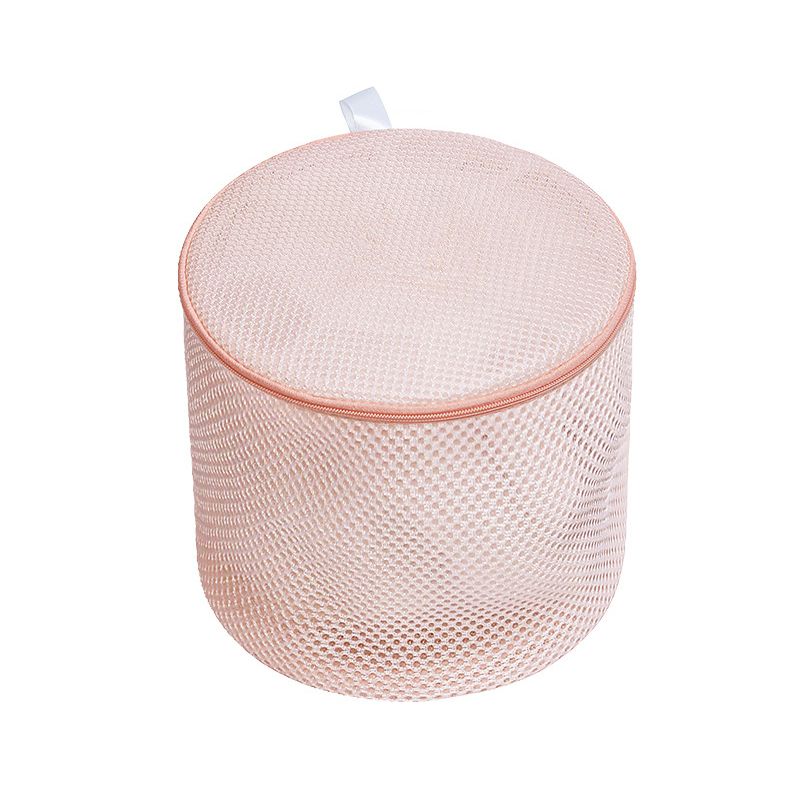 Underwear Wash Bag Bracket Mesh Zipper Underwear Bra Laundry Bag for Machine Washing Dusty Pink Fabric Dusty Pink Zipper