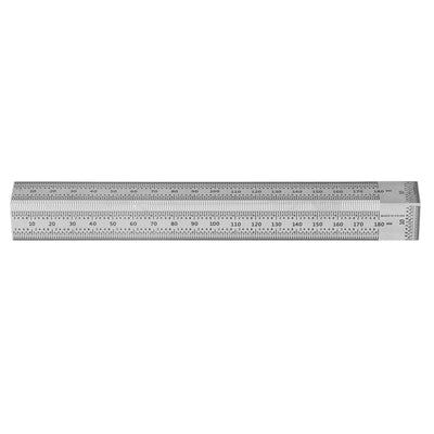 Woodworking Right Angle Ruler High Accuracy Hole Scribing Ruler 180mm Line Marking Gauge Tool for Carpenter