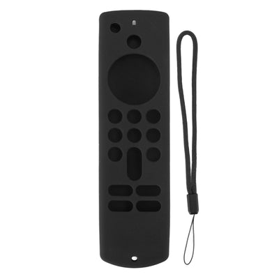 Remote Control Silicone Cover for Fire TV Stick Anti Slip Silicone Protective Case with Lanyard 3rd Gen Black