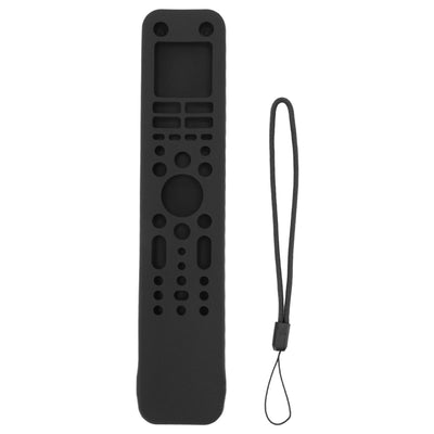 Remote Control Protective Cover Silicone Protective Case Television Accessories with Hand Strap for RMF TX520P Black