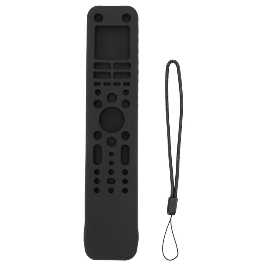 Remote Control Protective Cover Silicone Protective Case Television Accessories with Hand Strap for RMF TX520P Black
